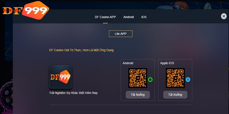 Hướng dẫn cách tải ứng dụng DF999 về điện thoại