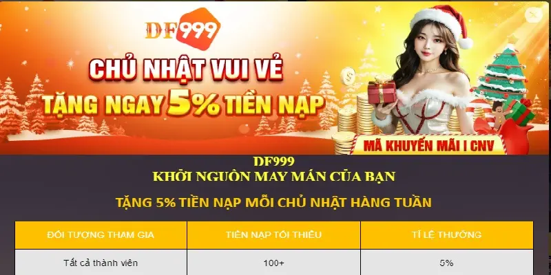 Khuyến mãi DF999 hội tụ nhiều ưu điểm nổi bật